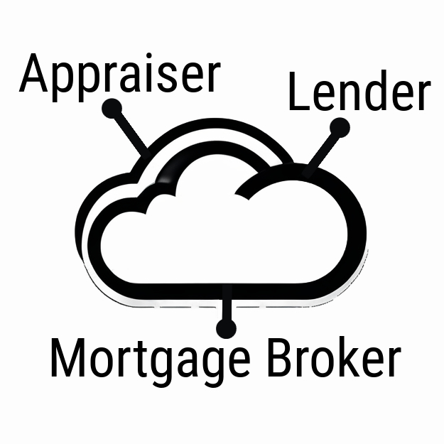 Symbol graphic of Appraiser, Lender & Mortgage Broker Data Cloud.